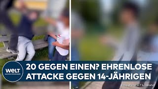 GEWALT IN GERA: 20 Kinder \u0026 Jugendliche quälen 14-Jährigen und filmen ihre Tat - Polizei ermittelt