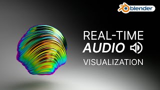 Blender real-time audio visualization using python | Tutorial (for python newbies)