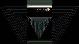 Draw Spiralling Triangle 😍 Using Python Turtle | #shorts #shortvideo #short #python #pythonturtle