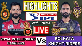 RCB vs KKR IPL 2020 Match 28 Full Match Highlights | kkr vs rcb highlights | ipl 2020 highlights