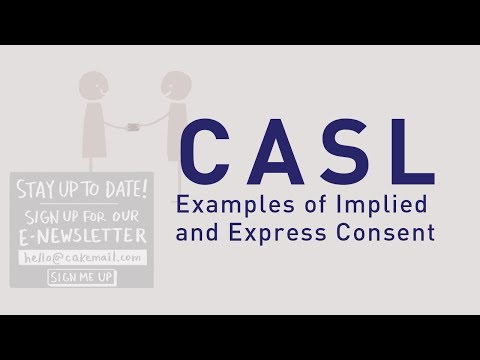 What is the difference between expressed consent and implied consent?