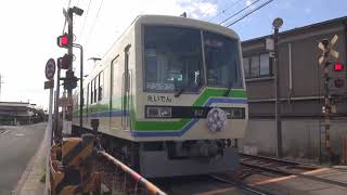 叡山電車　踏切(2)