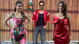 Baby John Movie Cast Varun Dhawan,Wamiqa Gabbi, Keerthi Suresh At Bigg Boss 18 Sets