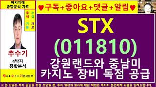 STX(011810)종목진단및향후주가전망 추수기(추수)전문가