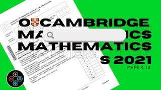 O Level Add Math May June 2021 Paper 14 4037/14