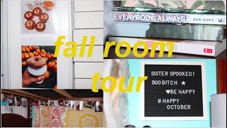 fall room tour | i had way too much caffeine before this video