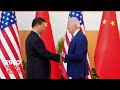 Biden meets with Chinese president amid heightened tensions between superpowers