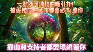 一發不可收拾的吸引力！被愛被關照大家都喜歡幫助你｜靠山和支持者都愛環繞你｜正念吸引力法則調頻能量音樂