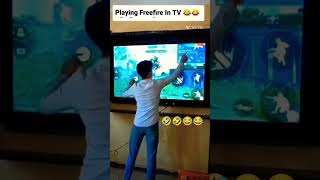playing freefire on screen touch tv | #opgameplay