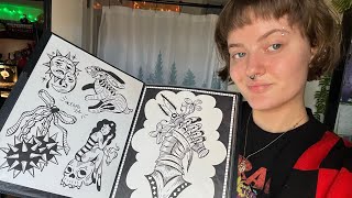 The portfolio that got me my tattoo apprenticeship