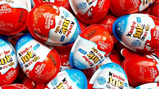 ASMR Kinder Surprise Eggs Unboxing / ASMR Food Satisfying Candy - Toys at the End