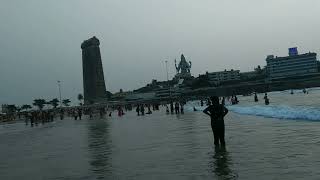 Hardik Polali - Fun at Murdeshwara beach