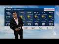 WPTV First Alert Weather forecast, afternoon of Nov. 17, 2022