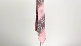 ネクタイ 西陣織 シルク 桜 ブランド ギフト プレゼント フォーチュナトウキョウ FORTUNA Tokyo Silk Tie 24. Eternal Beauty lining Ukiyoe