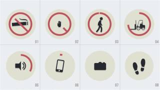 100 Security Signs | After Effects project | Videohive template