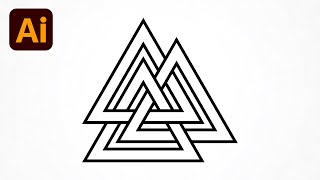 Triangles | Learn logo design | Adobe illustrator tutorials | Shorts | 049
