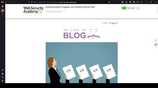 Authentication bypass via OAuth implicit flow
