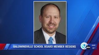 Baldwinsville School Board Member Resigns