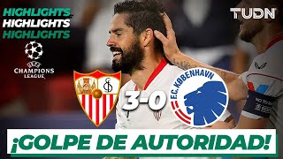 Highlights | Sevilla 3-0 Kobenhavn | UEFA Champions League 22/23-J5 | TUDN