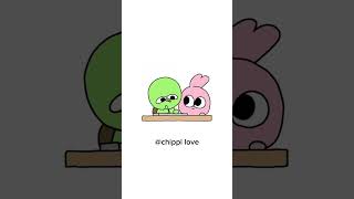 chippi love| #viral #funny #cute #goneviral #animatedcartoon #status #shorts #shortsfeed #short #fyp