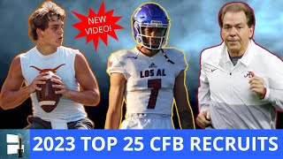 Top 25 Recruits In 2023 Recruiting Class & Where They Signed | College Football National Signing Day