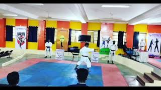 Shihan Dr Karate A P Srinath Performaning In South Asian international games