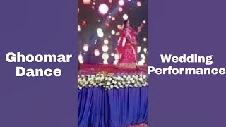 Ghoomar Song Dance Performance || Ghoomar Dance Wedding || घूमर Rajastani Folk Dance Performance