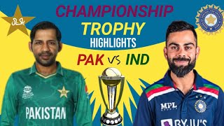 Pakistan V India champion trophy 2017 final Full match Highlights || pak vs ind champion trophy 2017