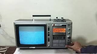 ناشيونال موديل TS-300SP تليفزيون + راديو + شريط National 3/1 Model TS-300SP - TV + radio + tape -