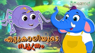 എട്ടുകാലിയുടെ സൂത്രം   | Latest Kids Cartoon Malayalam | Thengola Malayalam Kids TV