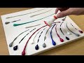 Cotton Swabs Painting Technique | Easy acrylic painting step by step