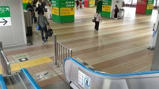 【東芝製】JR一ノ関駅 降りエスカレーター