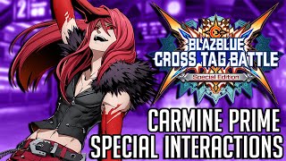 BlazBlue: Cross Tag Battle - Carmine's Special Interactions