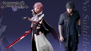 Dissidia Final Fantasy NT Noctis Meets Lightning Cutscene - No Subtitles - 1080p