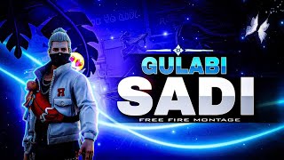Gulabi Sadi ❤ Free Fire Status || free fire montage || ff status