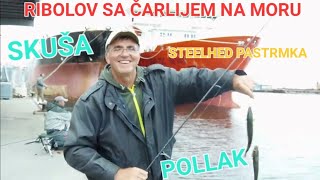 Ribolov Skuše (u videu su pored skuse ulovljene steelhed pastrmka i pollack)