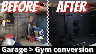 Garage Gym Conversion during LOCKDOWN