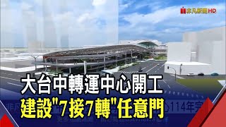 台中重大投資案再+1!大台中轉運中心結合交通.景觀.經濟功能 盧秀燕:翻轉舊城｜非凡財經新聞｜20220624