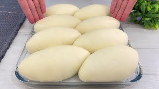 Perfect dough in 1 hour❗A bread recipe everyone should try! Crispy and delicious!