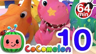 Dinosaur Number Song | + More Nursery Rhymes & Kids Songs - CoComelon