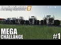 MEGA Equipment Challenge | Timelapse #1 | Farming Simulator 19