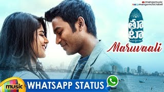 Best LOVE Whatsapp Status Video | Sid Sriram's Maruvaali Song | Dhanush THOOTA Movie Songs