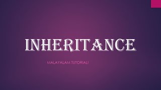 Inheritance in java | Java programming | OOP | Java | Malayalam Tutorials