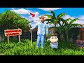 Shinchan & Franklin Build Own Farm In GTA 5