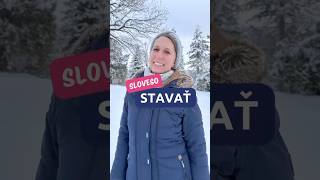 ☃️ STAVÁM SNEHULIAKA 🤔 Je to správne po slovensky? (Learn Slovak | Slovak Grammar - Slovak Verbs)