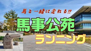 【馬事公苑ランニング】リニューアルオープンおめでとう✨🎉馬と一緒に走れる馬事公苑をランニング🏇