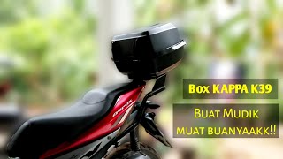 Pasang Box KAPPA K39 Buat MUDIK | Aksesoris Aerox 155