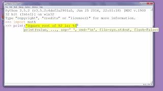 How to find square root of a number in Python - example (using sqrt() function)