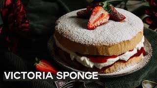 How to make VICTORIA SPONGE CAKE at home | ASMR Cooking
