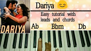 Dariya | Baar Baar Dekho | Easy Piano Tutorial | Sidharth Malhotra & Katrina Kaif | Arko